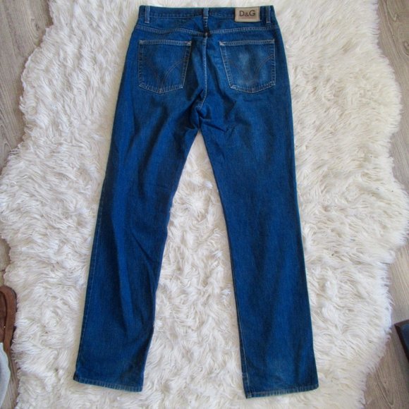 Dolce and Gabbana, D&G Line, Men's Made in Italy Blue Jeans - Size 34W - Picture 2 of 12